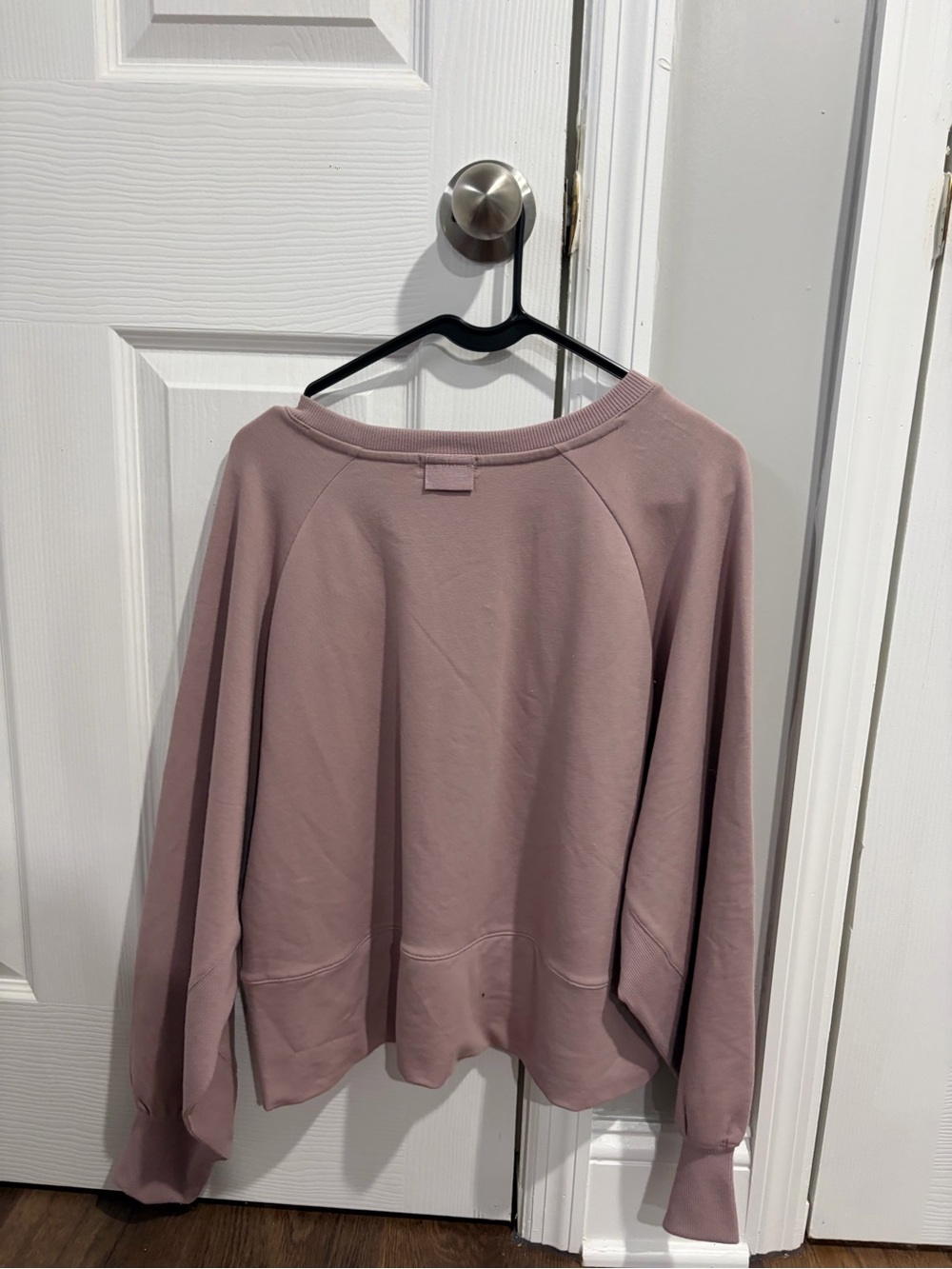 FLX Women's Dusty Rose Relaxed Pullover Sweatshirt - Picture 2 of 3